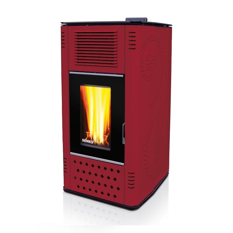 Pellet Stove for central heating P 12 WATER+AIR MODERN Senko cookers
