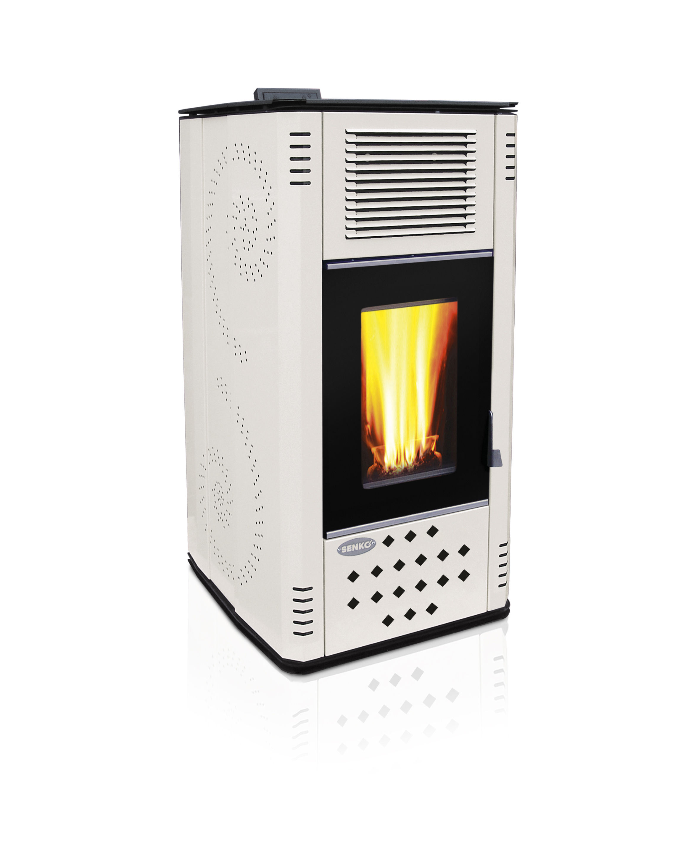 Pellet Stove for central heating P 12 WATER+AIR MODERN Senko cookers